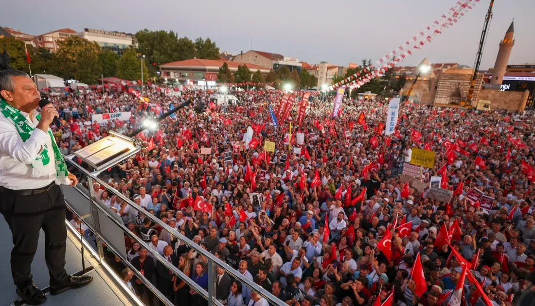 Kırşehir Mitinginde konuşan CHP