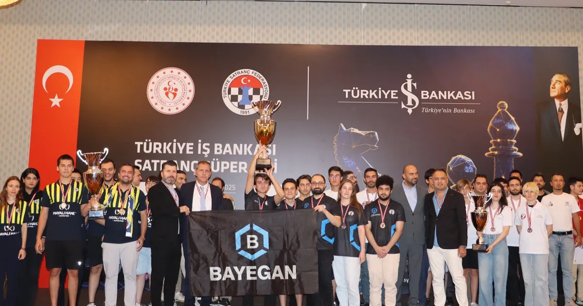 Satranç Süper Ligi'nde yine şampiyon oldu