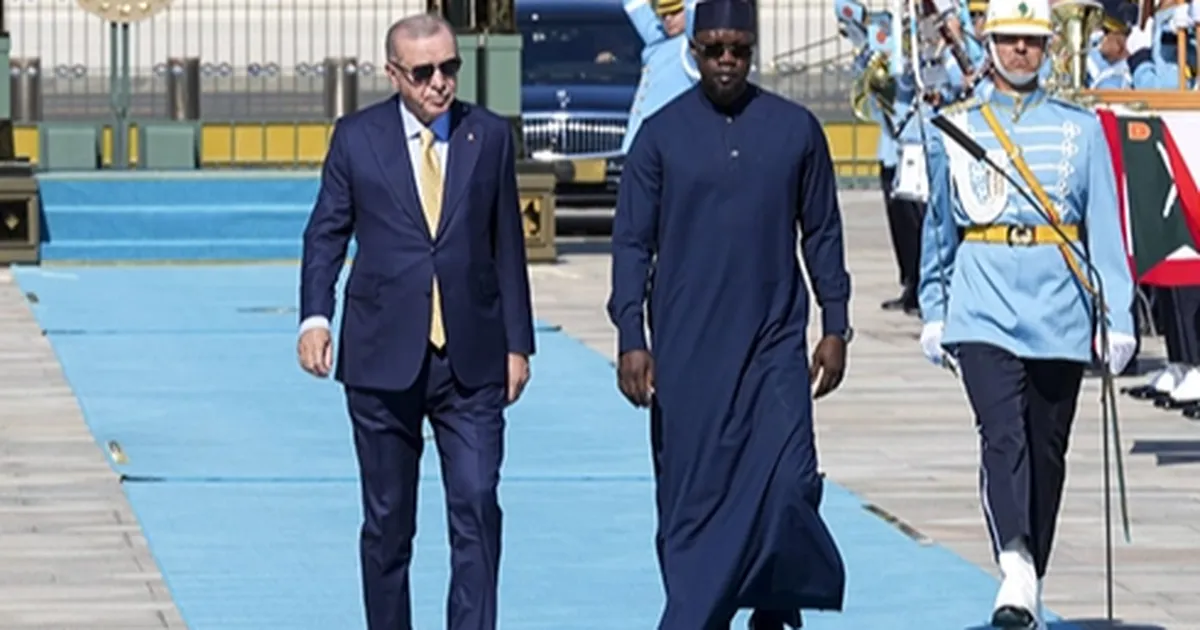 Senegal Başbakanı Ousmane Sonko Külliye'de