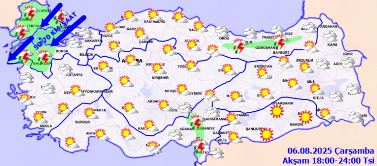 Sıcaklıklarda değişiklik yok, denizlerde fırtına uyarısı!
