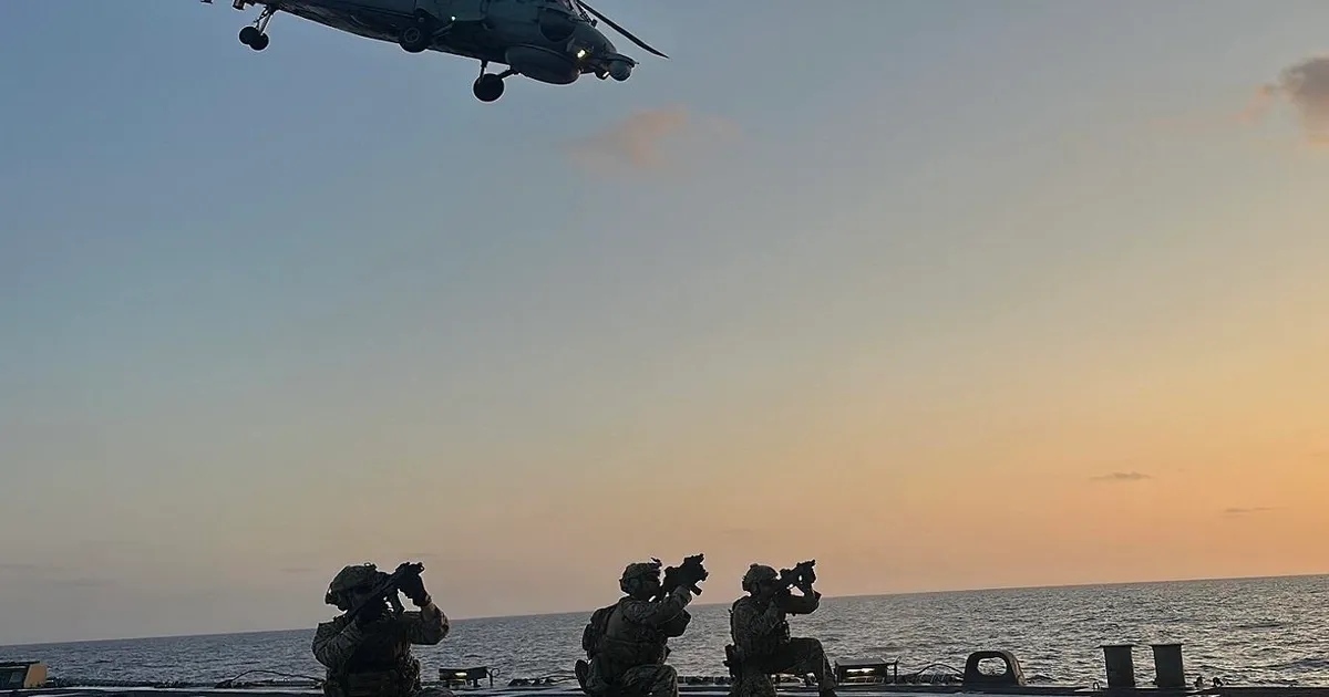 TCG Gaziantep Fırkateyni Libya eğitiminde