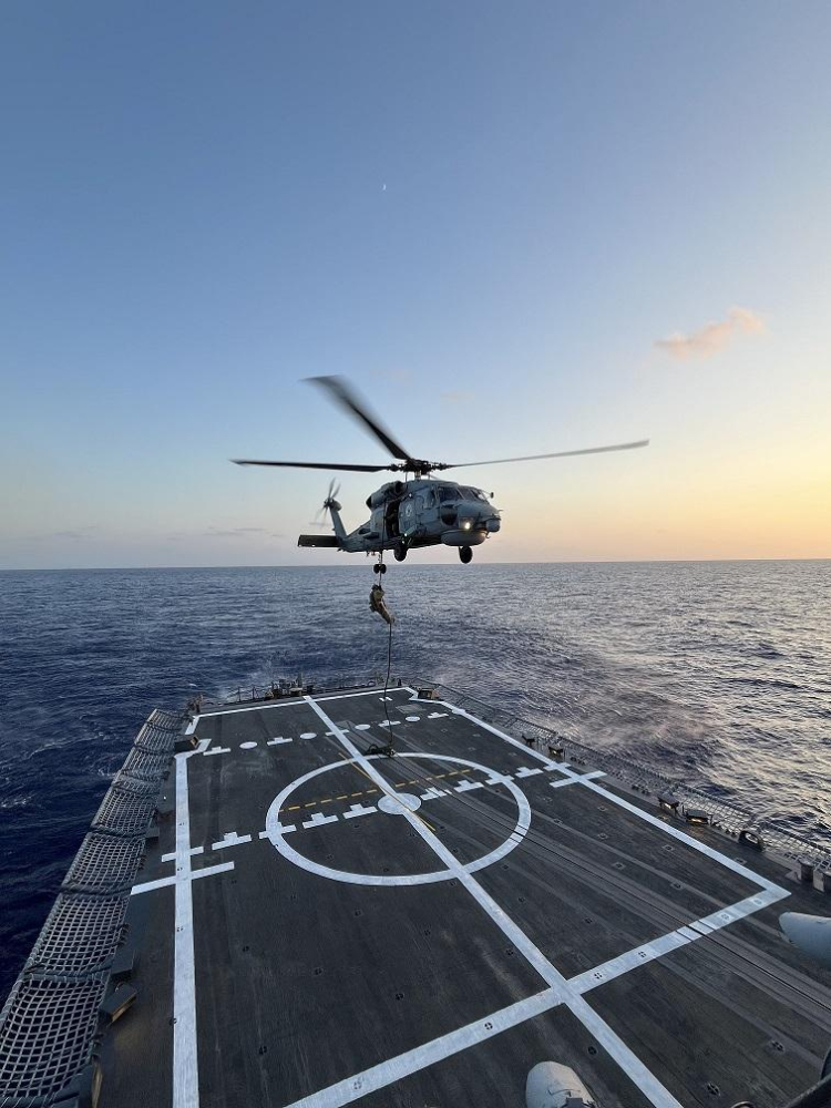 TCG Gaziantep Fırkateyni Libya eğitiminde