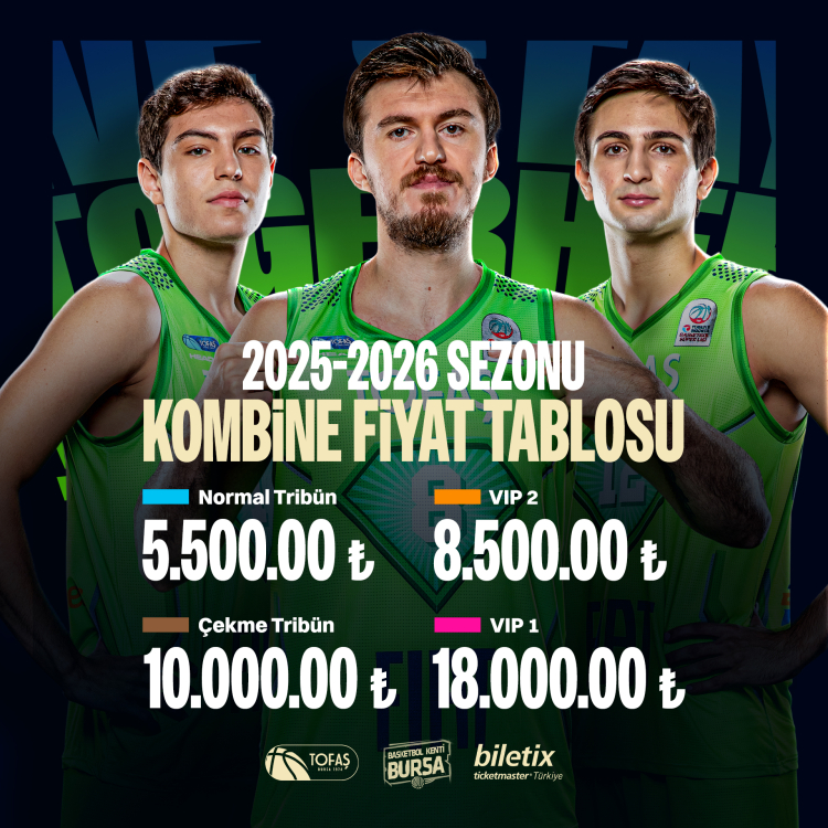 TOFAŞ’ta yeni sezon heyecanı başladı: Kombineler satışta!