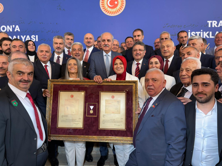 Trabzon’a 101 yıl sonra İstiklal Madalyası takdim edildi
