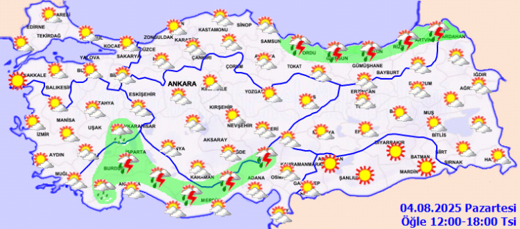 Türkiye genelinde sıcaklıklar yükseliyor