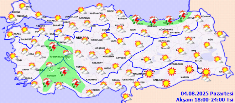 Türkiye genelinde sıcaklıklar yükseliyor
