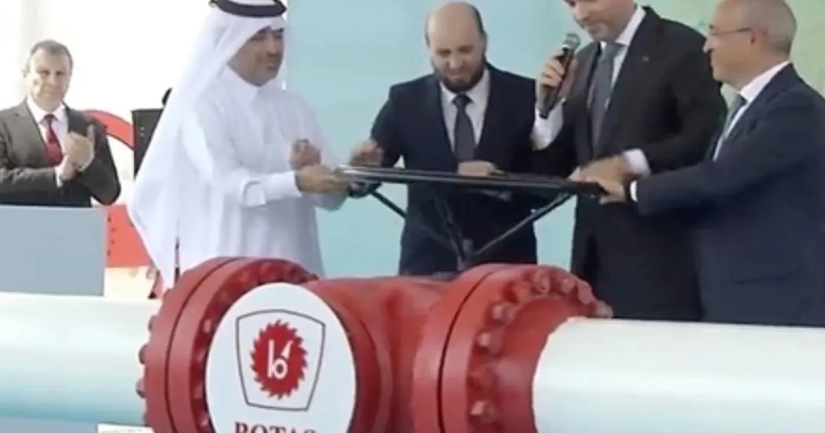 Türkiye'den Suriye'ye ilk doğalgaz akışı başladı