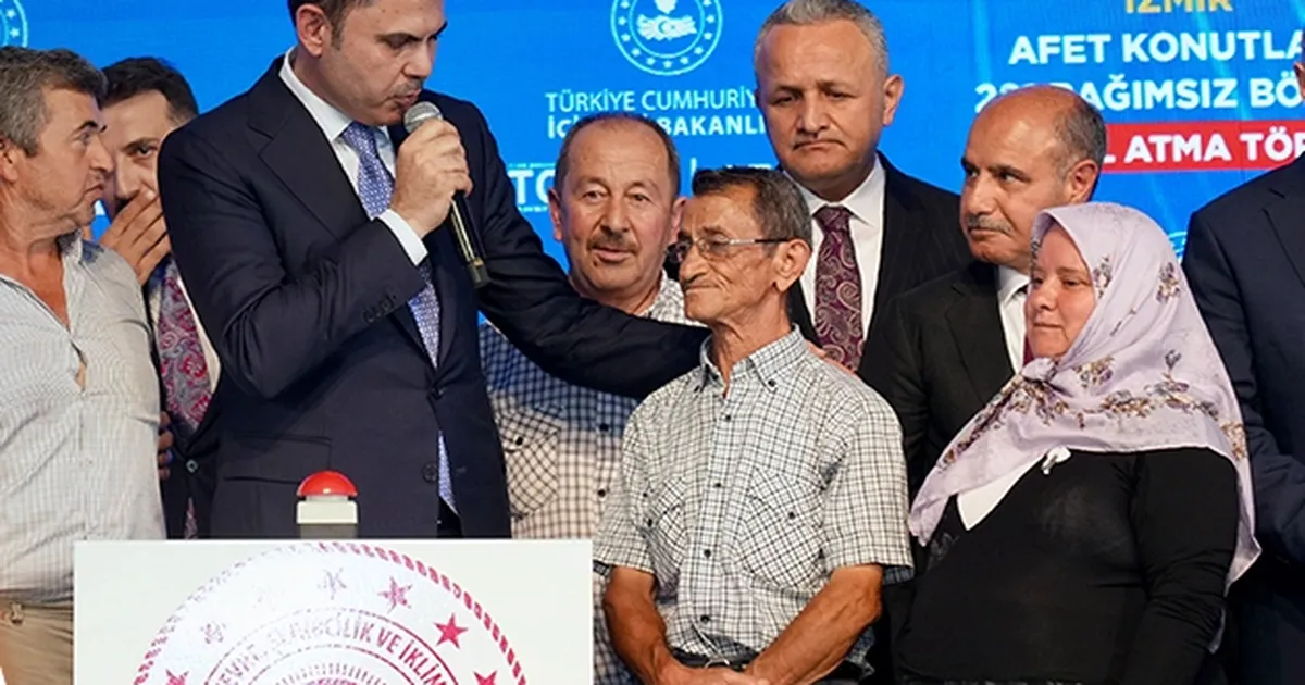 Yangınzedelere 281 yeni konut... Temeller atıldı