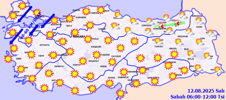 Yurtta bugün hava nasıl olacak?