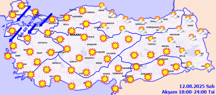 Yurtta bugün hava nasıl olacak?