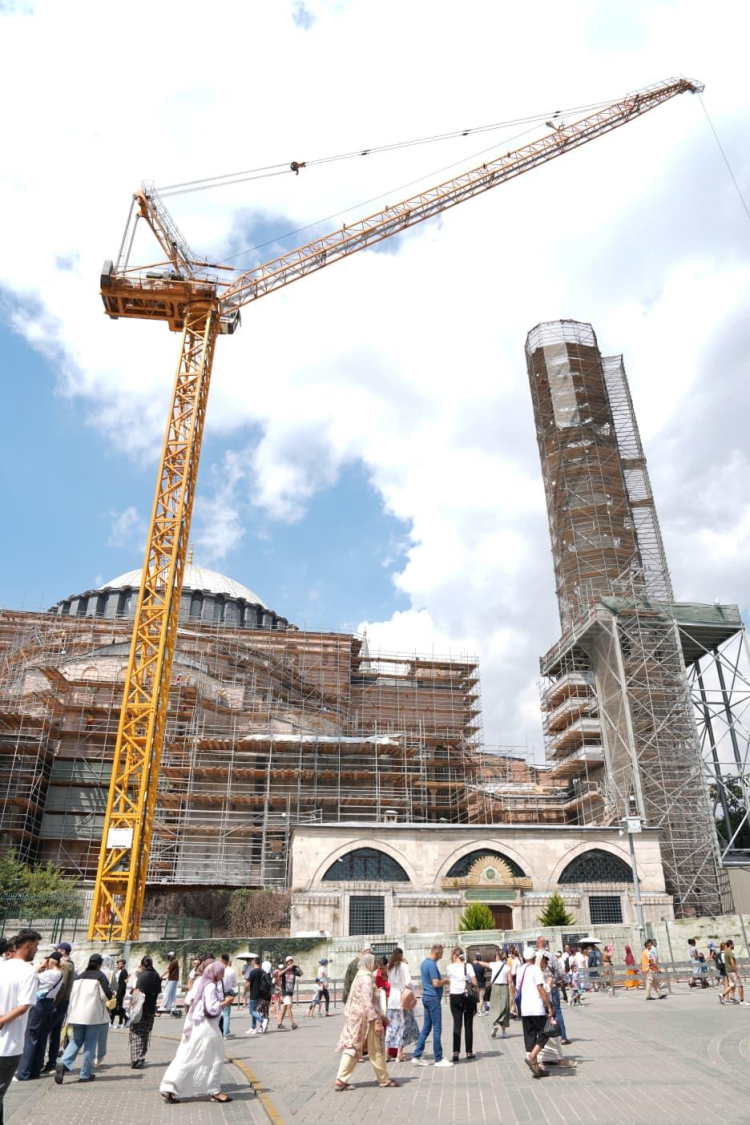 Ayasofya'da güvenlik yapay zekâ ile güçlendi