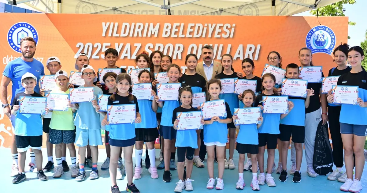 Bursa Yıldırım'da 62  bin çocuk yaz spor okullarında buluştu