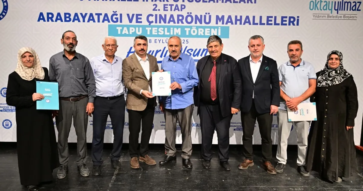 Bursa Yıldırım'da tapu seferberliği sürüyor