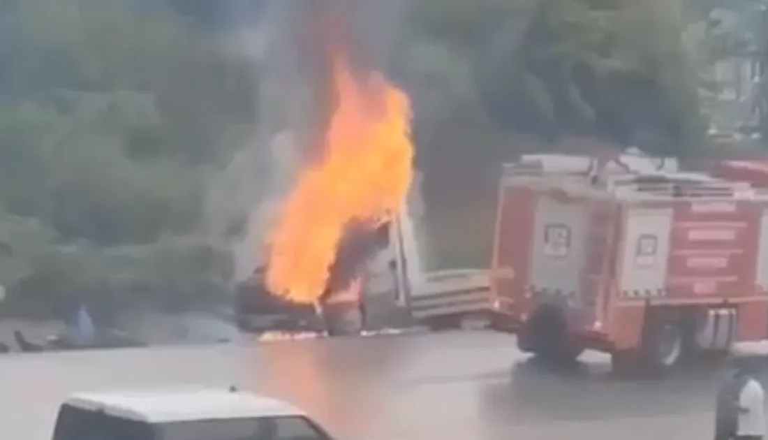 Düzce’nin Akçakoca ilçesinde otomobil