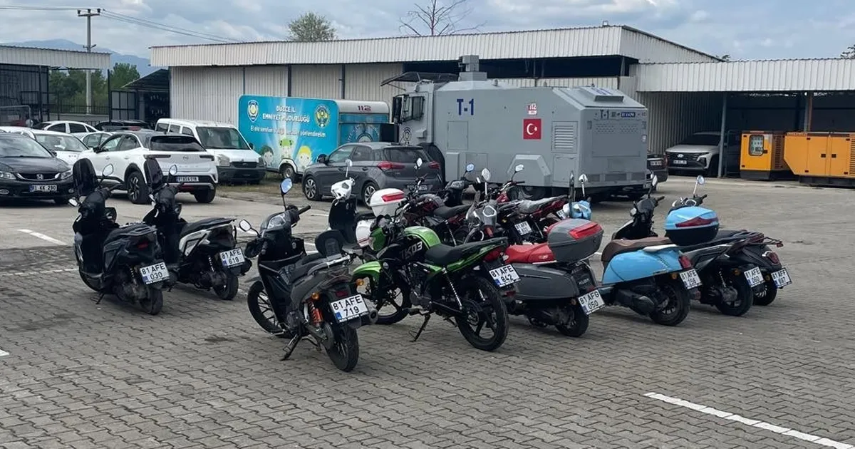 Düzce’de 'motosiklet tadilat' operasyonu: 27 gözaltı!