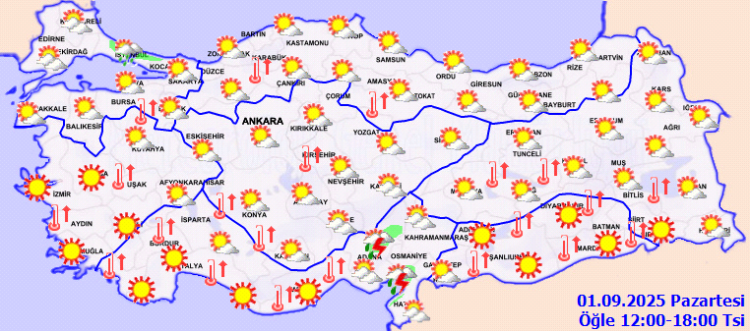 Eylül’ün ilk gününde hava nasıl olacak?