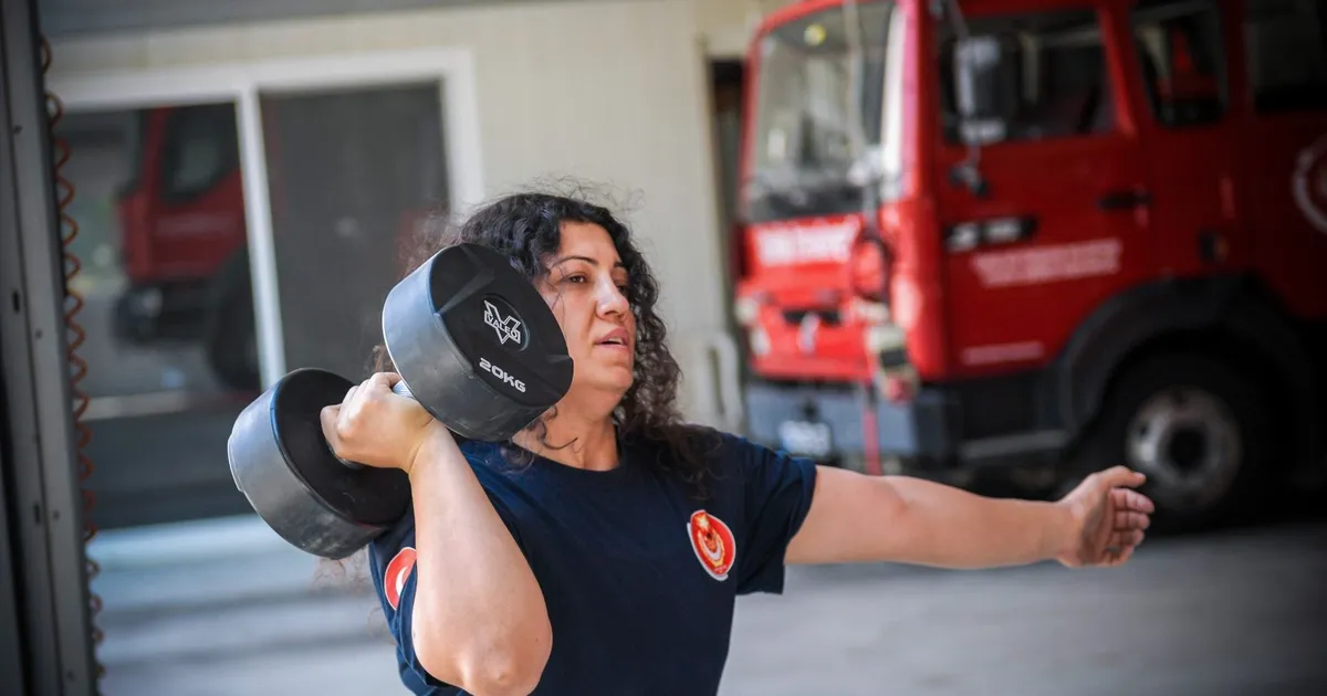 İtfaiye personeli Bahar şimdi Avrupa'da yarışacak