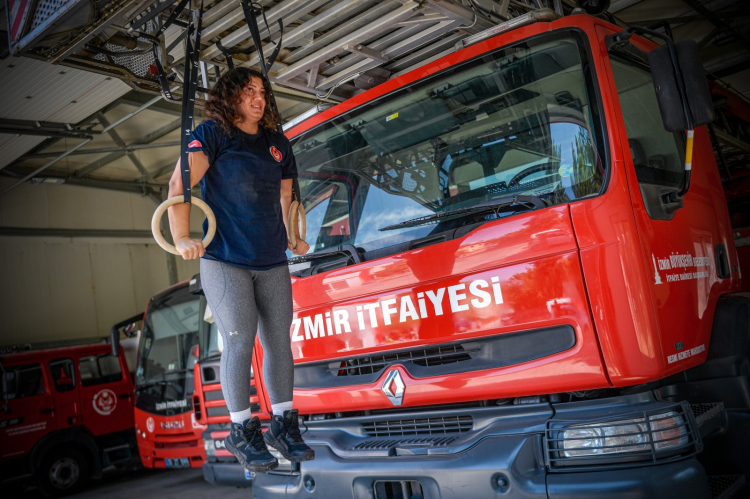 İtfaiye personeli Bahar şimdi Avrupa'da yarışacak