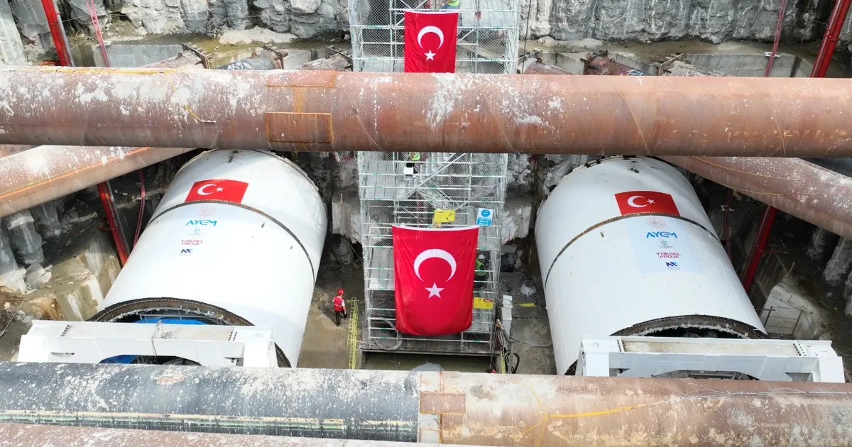 Kocaeli Körfezray'la nefes alacak... Dev köstebekler tünel açmaya başladı