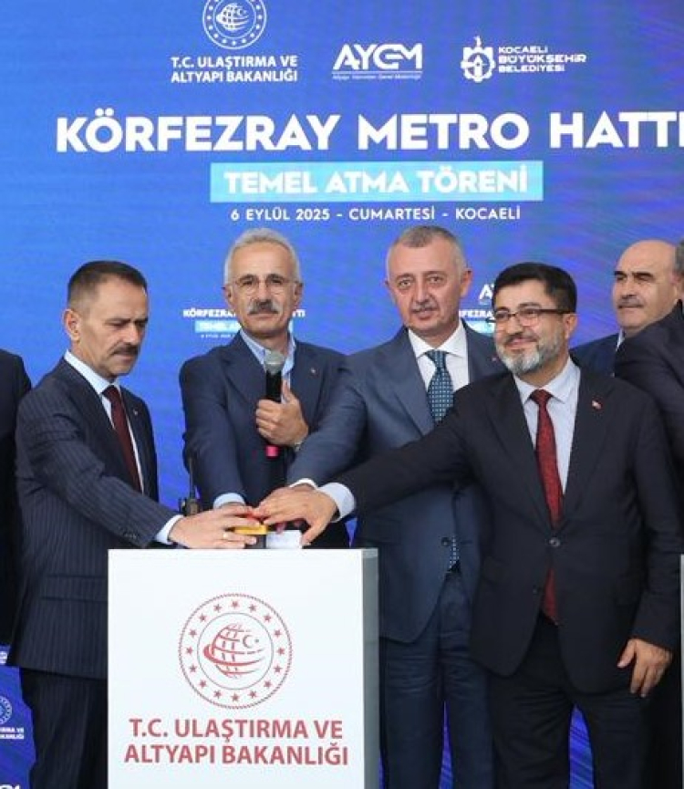 Kocaeli Körfezray'la nefes alacak... Dev köstebekler tünel açmaya başladı