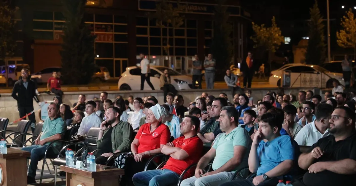 Nevşehir'de milli maç coşkusu