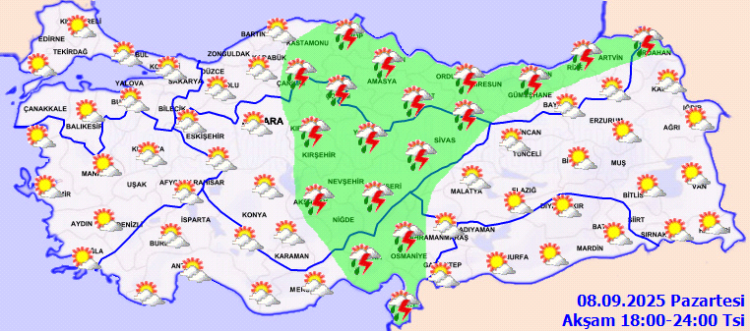 Şemsiyeler hazır olsun! Üç bölgede sağanak yağış bekleniyor