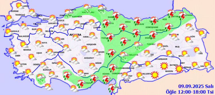 Yağmur geliyor: Kuzey ve iç kesimlerde etkili olacak