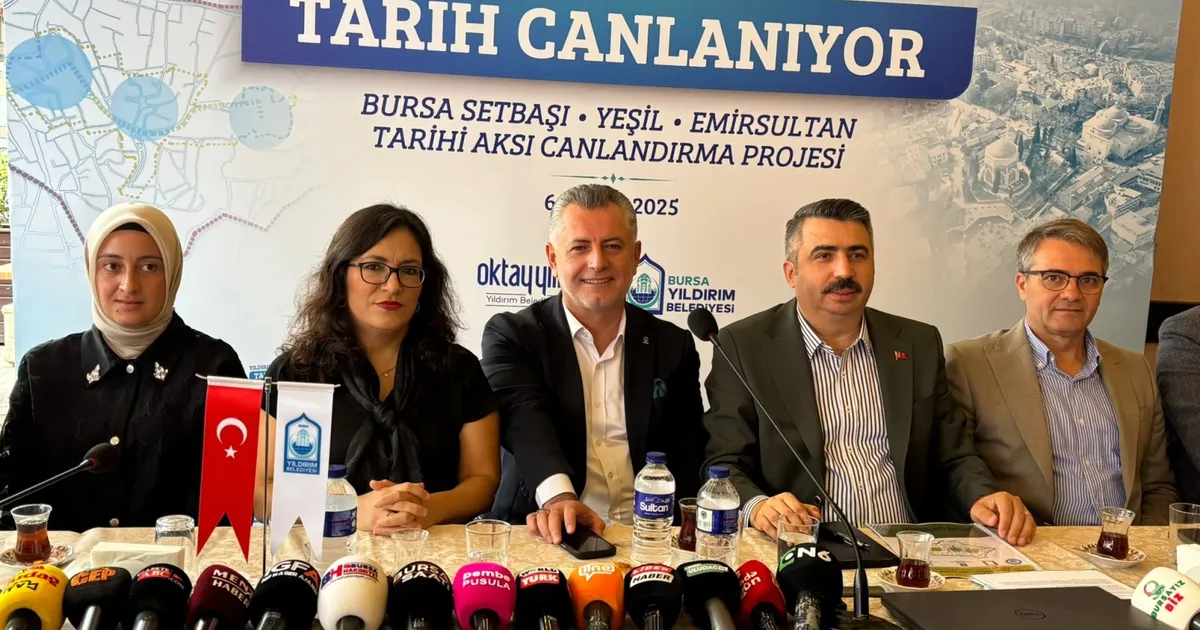 Yıldırım'dan Bursa'nın tarihi kimliğine vurgu... Setbaşı-Yeşil-Emirsultan aksı canlanıyor